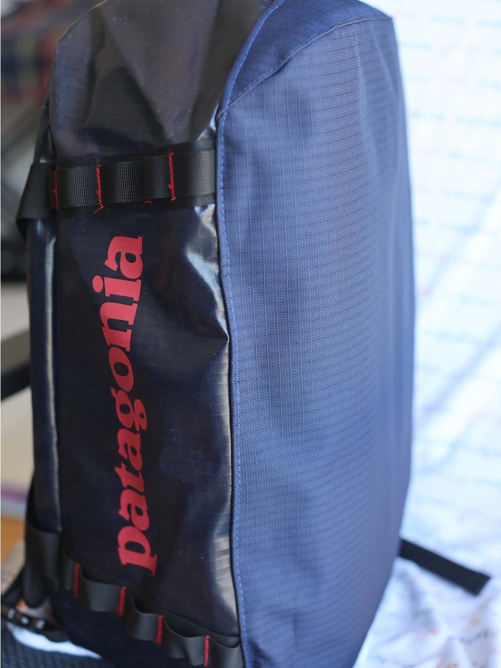Patagonia Navy and Black Duffel with Red 40L limited Older Version - Picture 7 of 10